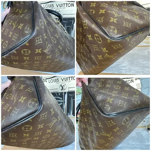 Louis Vuitton Speedy 35 Vintage Custom dyed leather CUTE - Picture 5 of 16